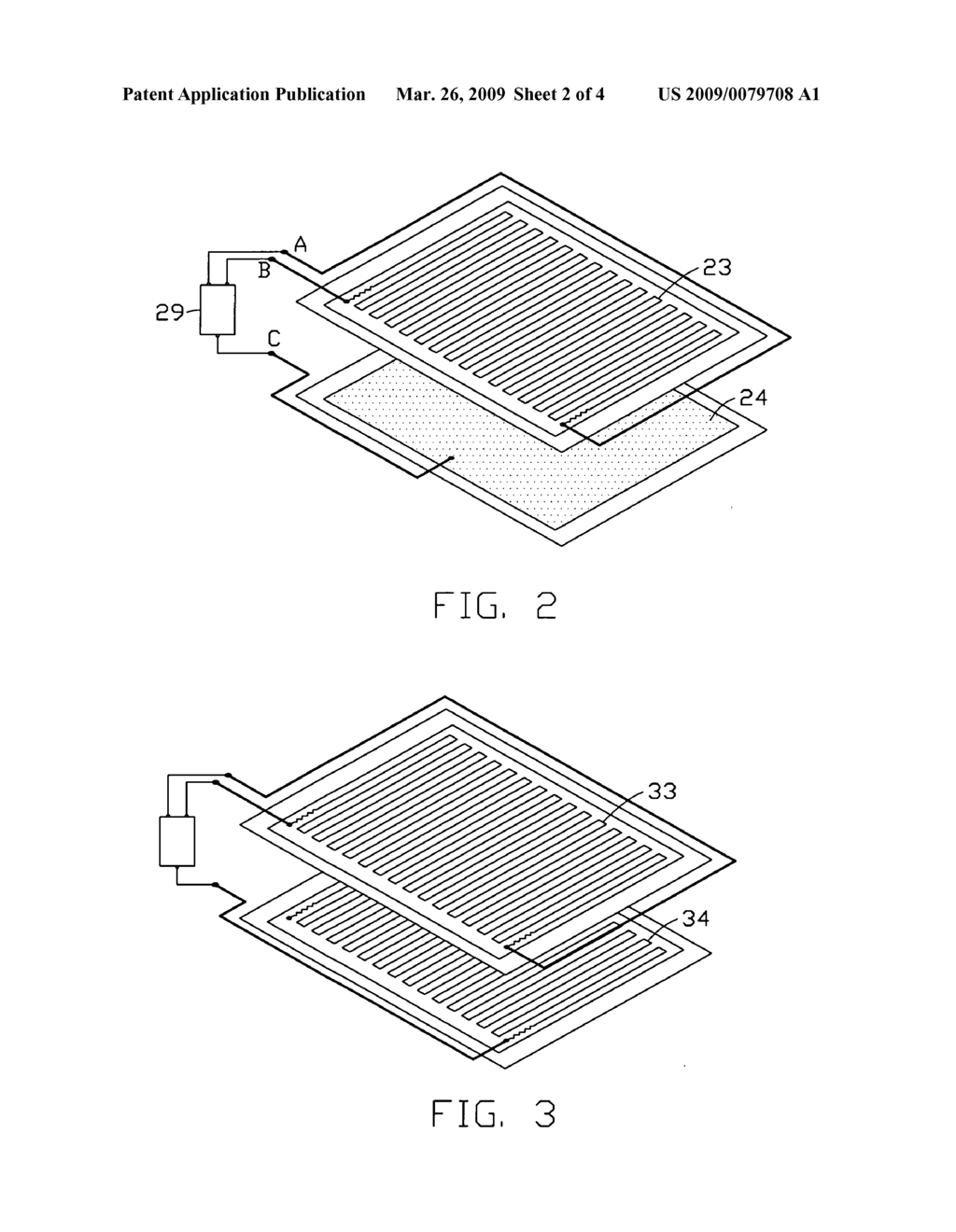 Three-wire resistive touch panel and display device using same - diagram, schematic, and image 03