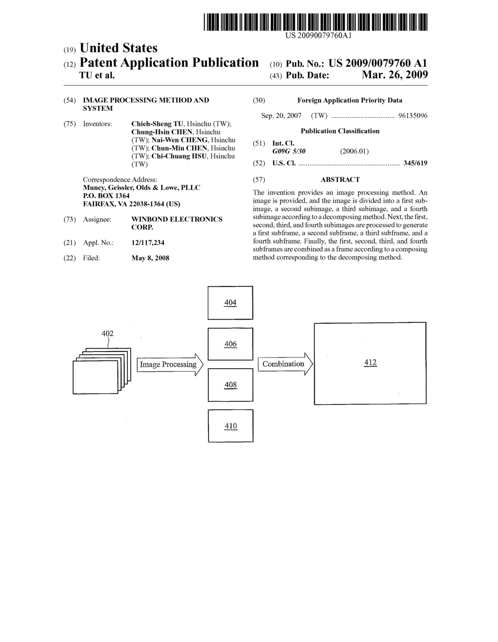 IMAGE PROCESSING METHOD AND SYSTEM - diagram, schematic, and image 01