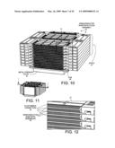 Stackable self-aligning insulative guide tray for holding semiconductor substrates diagram and image