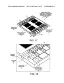 Stackable self-aligning insulative guide tray for holding semiconductor substrates diagram and image