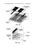 Stackable self-aligning insulative guide tray for holding semiconductor substrates diagram and image