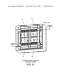 Stackable self-aligning insulative guide tray for holding semiconductor substrates diagram and image