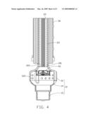 LED LAMP HAVING HEAT DISSIPATION STRUCTURE diagram and image