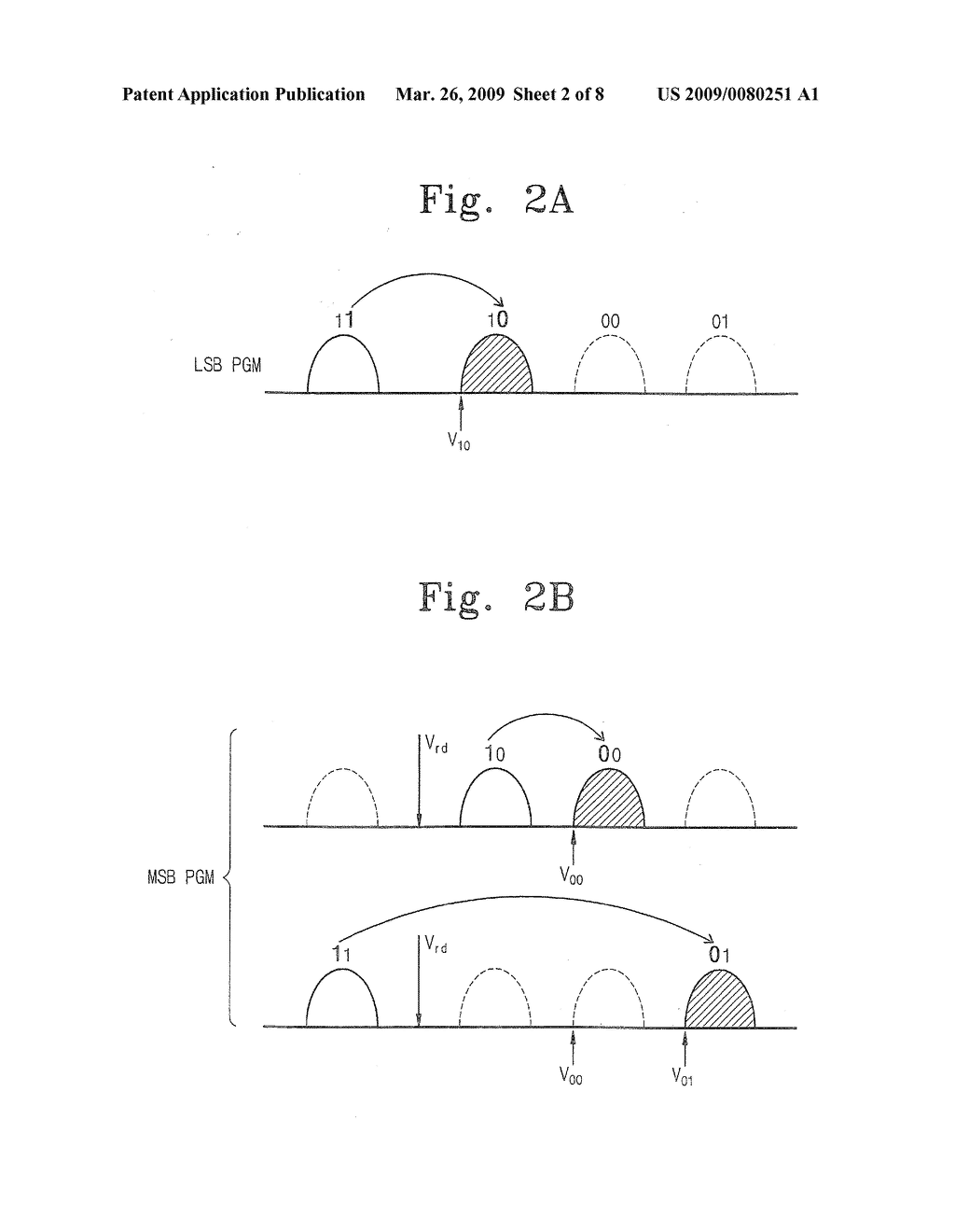 NAND FLASH MEMORY DEVICES AND METHODS OF LSB/MSB PROGRAMMING THE SAME - diagram, schematic, and image 03