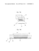 PRODUCTION DEVICE AND PRODUCTION METHOD FOR AN OPTICAL DEVICE COMPONENT HAVING A GRATING STRUCTURE diagram and image