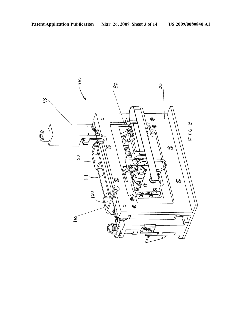 Apparatus for shaping the end of an optical fiber - diagram, schematic, and image 04