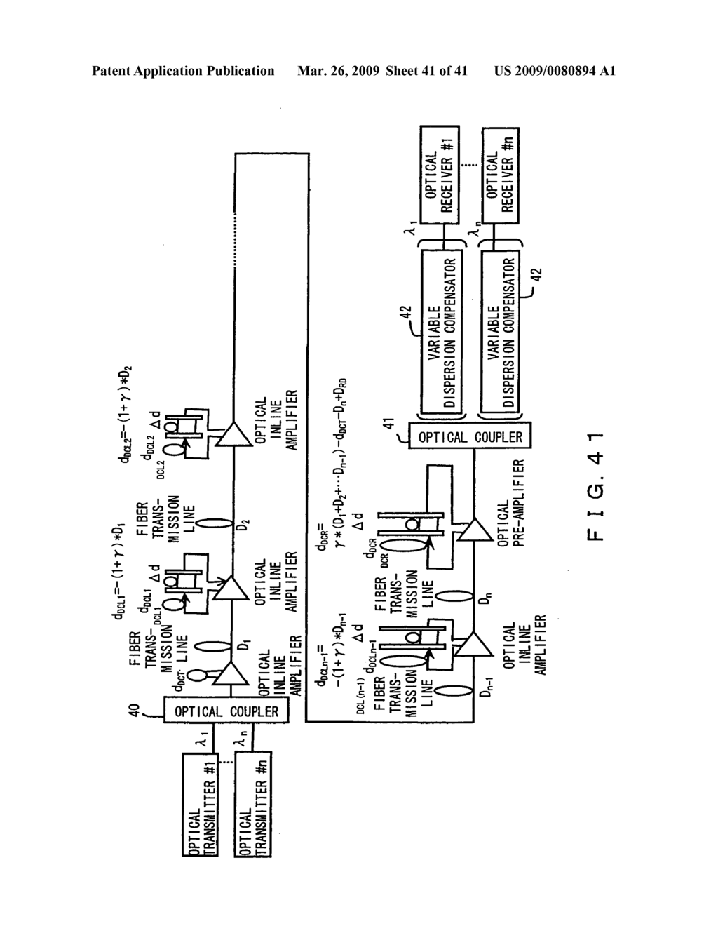 Chromatic dispersion compensating apparatus - diagram, schematic, and image 42