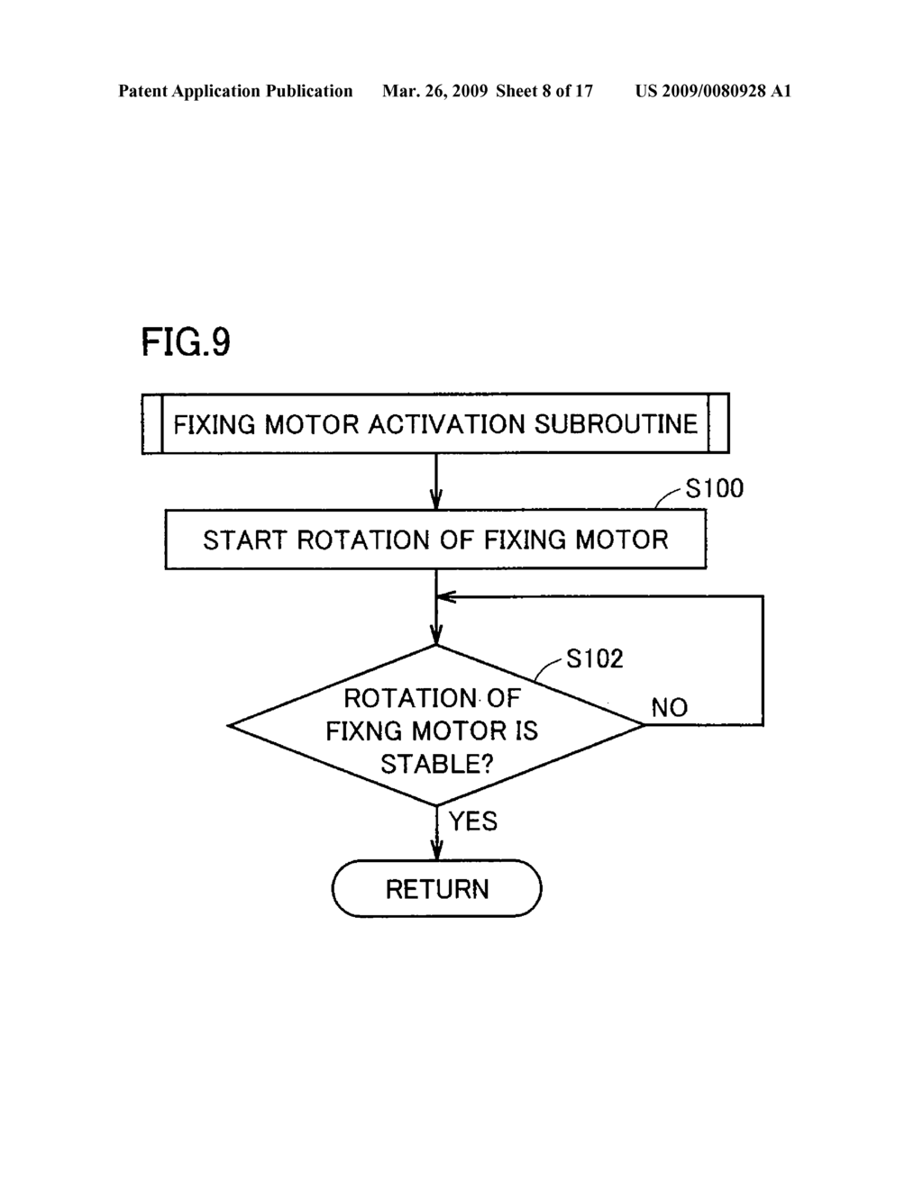 IMAGE FORMATION APPARATUS INCLUDING HOT-ROLL TYPE FIXING DEVICE AND METHOD FOR DETERMINING MALFUNCTION OF TEMPERATURE SENSOR IN THE SAME - diagram, schematic, and image 09