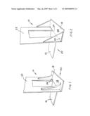 Cargo stabilizer for storage areas in vehicles diagram and image