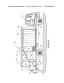 Secure rear-loading material handling apparatus system diagram and image