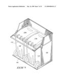 Secure rear-loading material handling apparatus system diagram and image