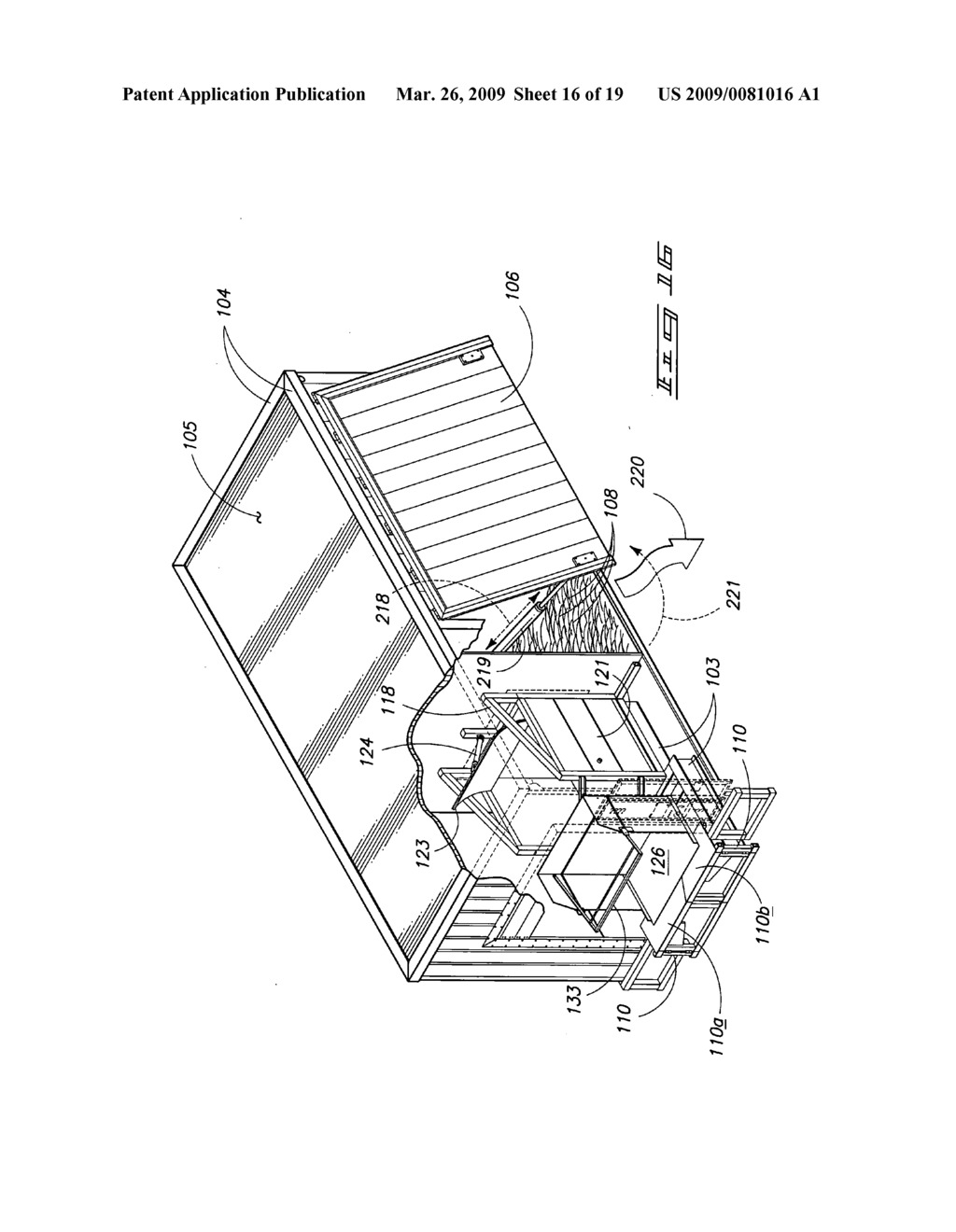 Secure rear-loading material handling apparatus system - diagram, schematic, and image 17