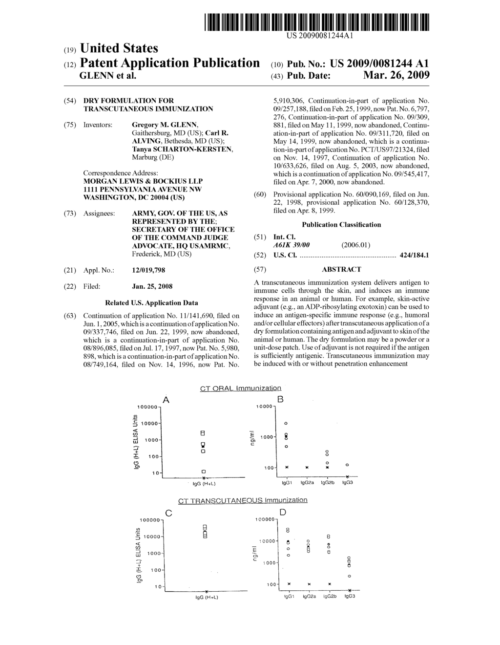 Dry Formulation for Transcutaneous Immunization - diagram, schematic, and image 01