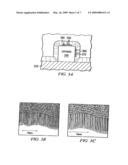 Controlled alignment of catalytically grown nanostructures in a large-scale synthesis process diagram and image