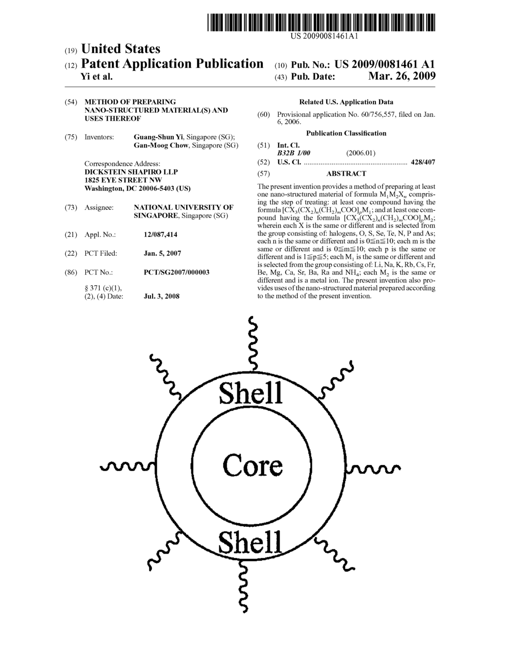 Method of Preparing Nano-Structured Material(s) and Uses Thereof - diagram, schematic, and image 01