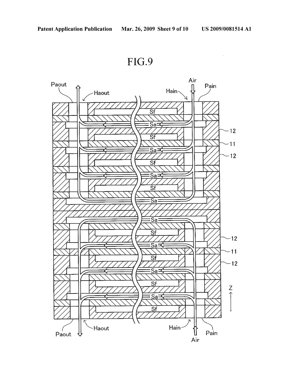 REACTOR AND SOLID OXIDE FUEL CELL - diagram, schematic, and image 10