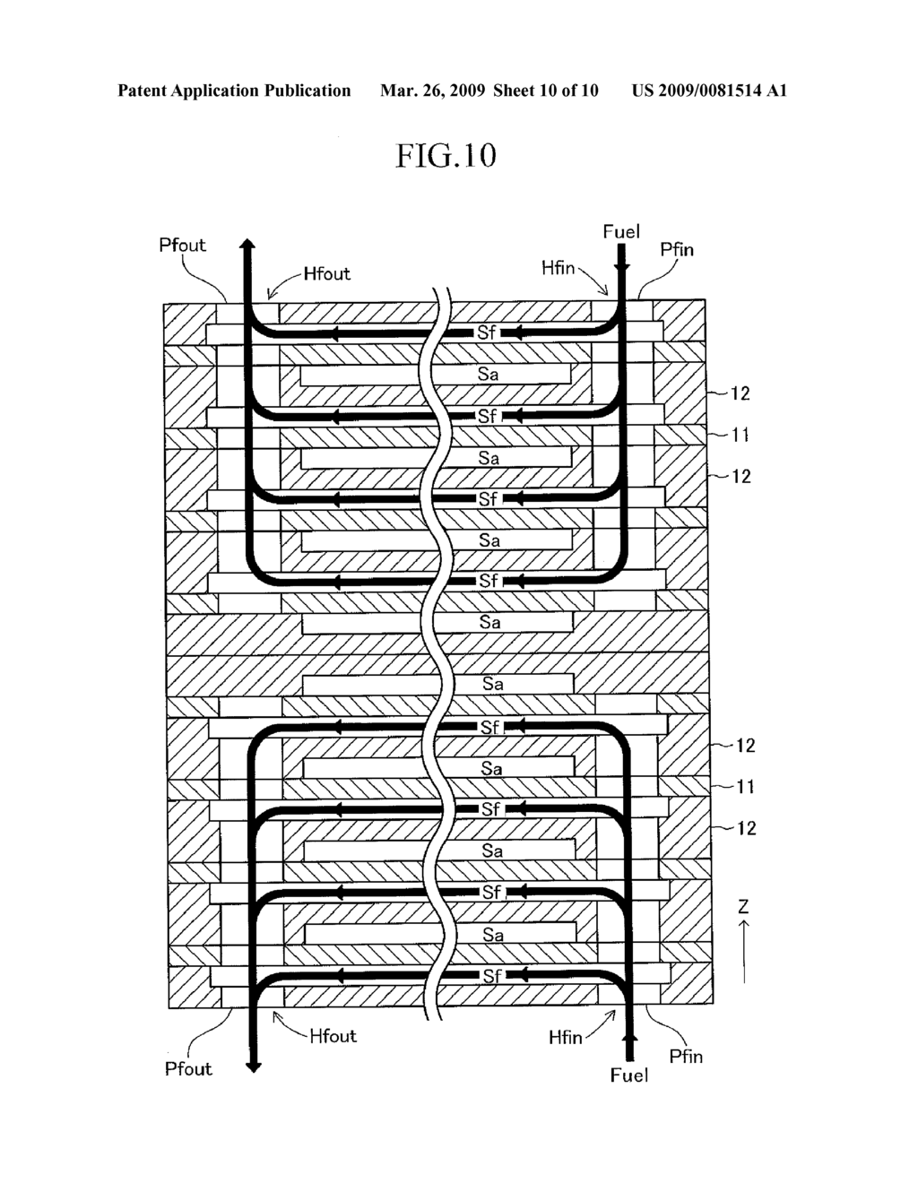 REACTOR AND SOLID OXIDE FUEL CELL - diagram, schematic, and image 11