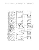 Photolithographic method and mask devices utilized for multiple exposures in the field of a feature diagram and image