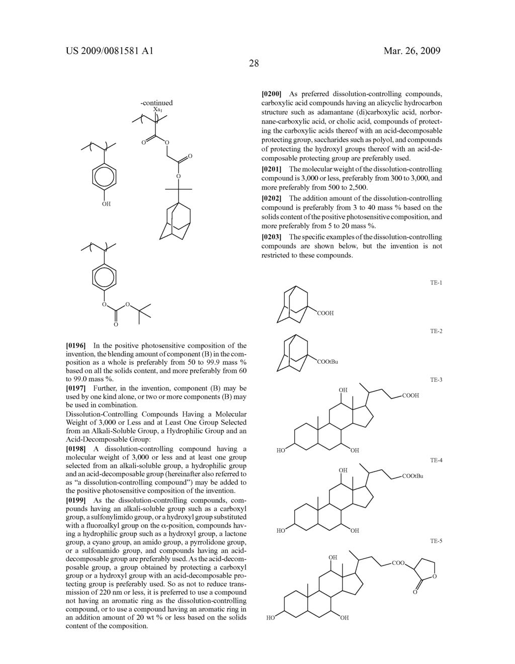 POSITIVE PHOTOSENSITIVE COMPOSITION AND A PATTERN-FORMING METHOD USING THE SAME - diagram, schematic, and image 30