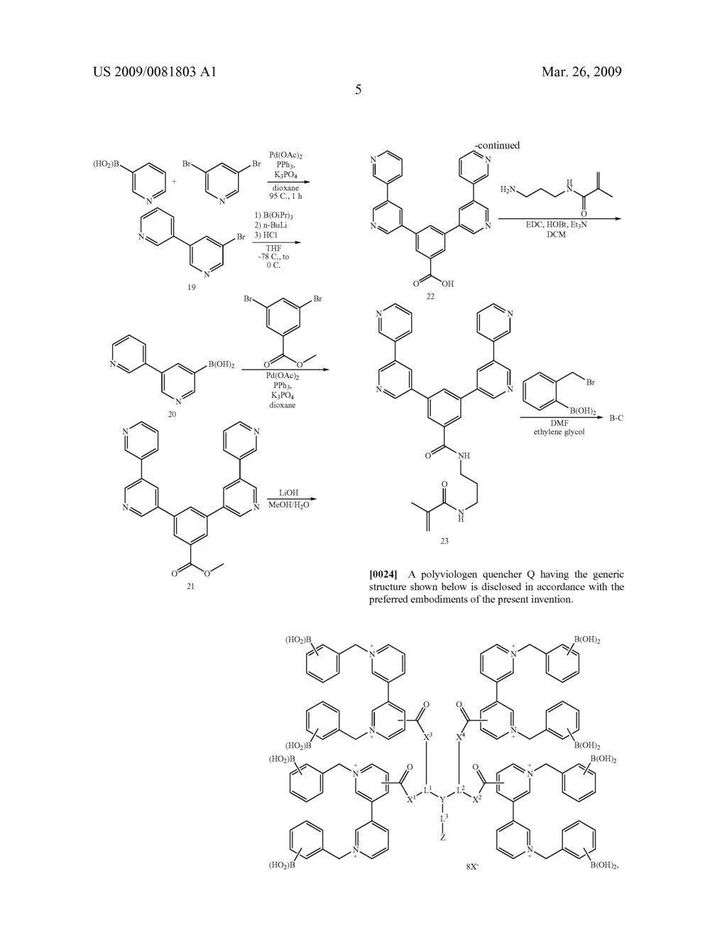 POLYVIOLOGEN BORONIC ACID QUENCHERS FOR USE IN ANALYTE SENSORS - diagram, schematic, and image 08