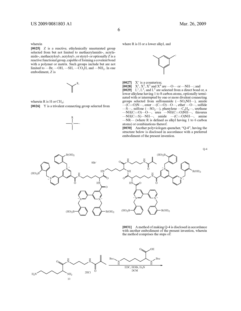 POLYVIOLOGEN BORONIC ACID QUENCHERS FOR USE IN ANALYTE SENSORS - diagram, schematic, and image 09