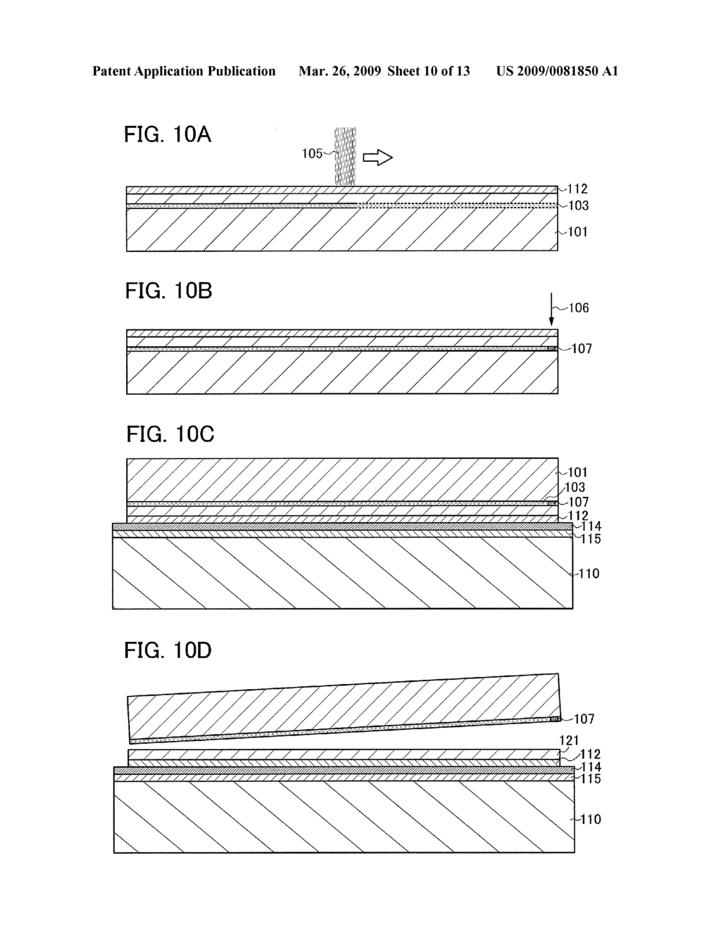 METHOD FOR MANUFACTURING SOI SUBSTRATE - diagram, schematic, and image 11