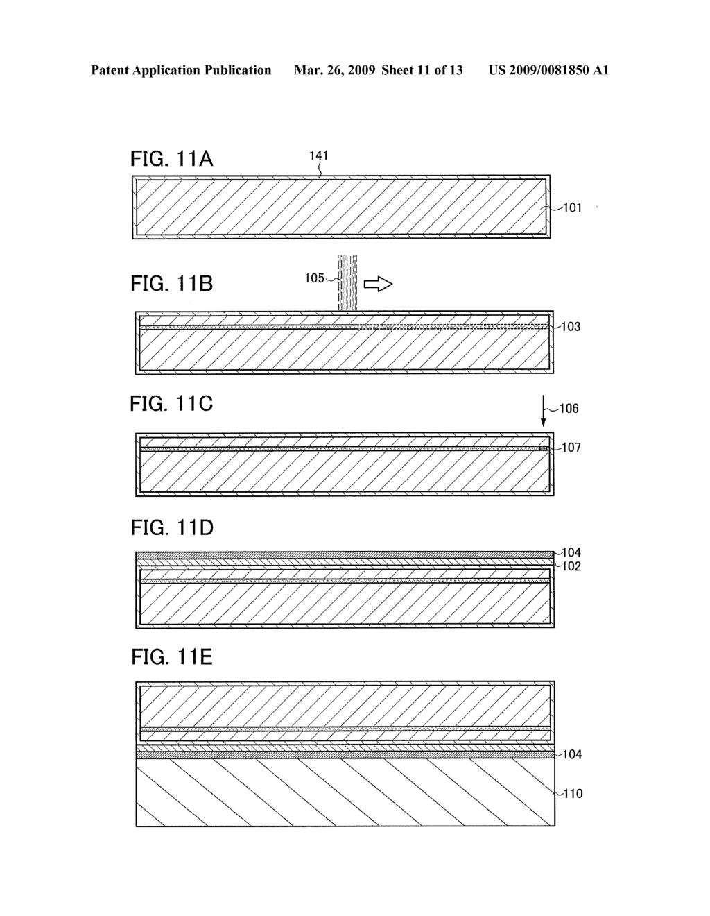 METHOD FOR MANUFACTURING SOI SUBSTRATE - diagram, schematic, and image 12