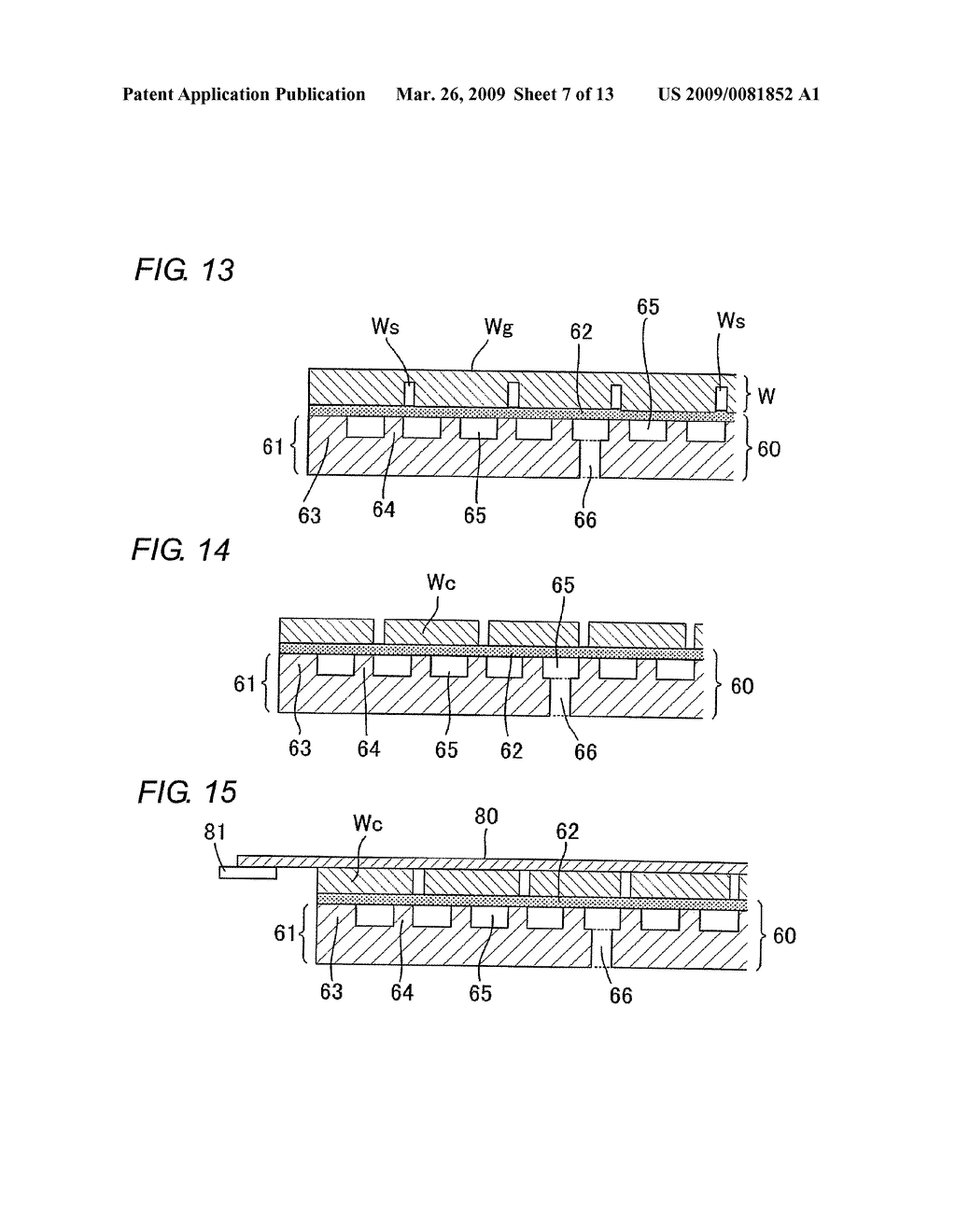 HOLDING JIG, SEMICONDUCTOR WAFER GRINDING METHOD, SEMICONDUCTOR WAFER PROTECTING STRUCTURE AND SEMICONDUCTOR WAFER GRINDING METHOD AND SEMICONDUCTOR CHIP FABRICATION METHOD USING THE STRUCTURE - diagram, schematic, and image 08