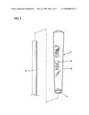 Grip for golf club diagram and image