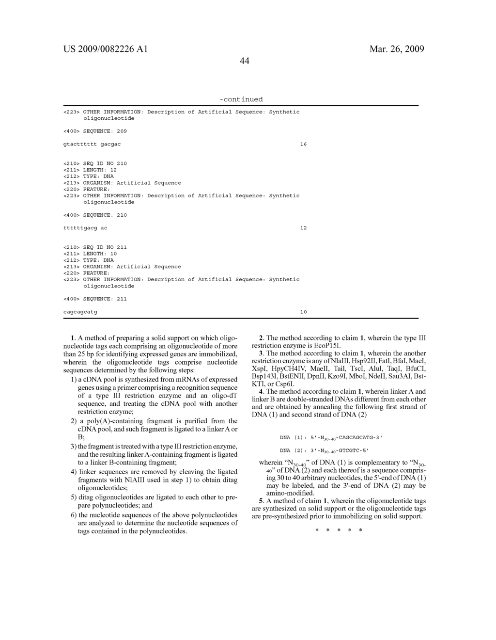 Gene expression analysis using array with immobilized tags of more than 25 bp (SuperSAGE-Array) - diagram, schematic, and image 53