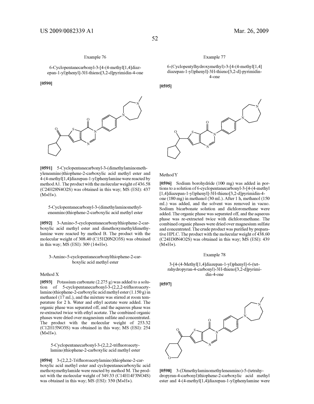 NOVEL AZACYCLYL-SUBSTITUTED ARYLTHIENOPYRIMIDINONES, PROCESS FOR THEIR PREPARATION AND THEIR USE AS MEDICAMENTS - diagram, schematic, and image 53