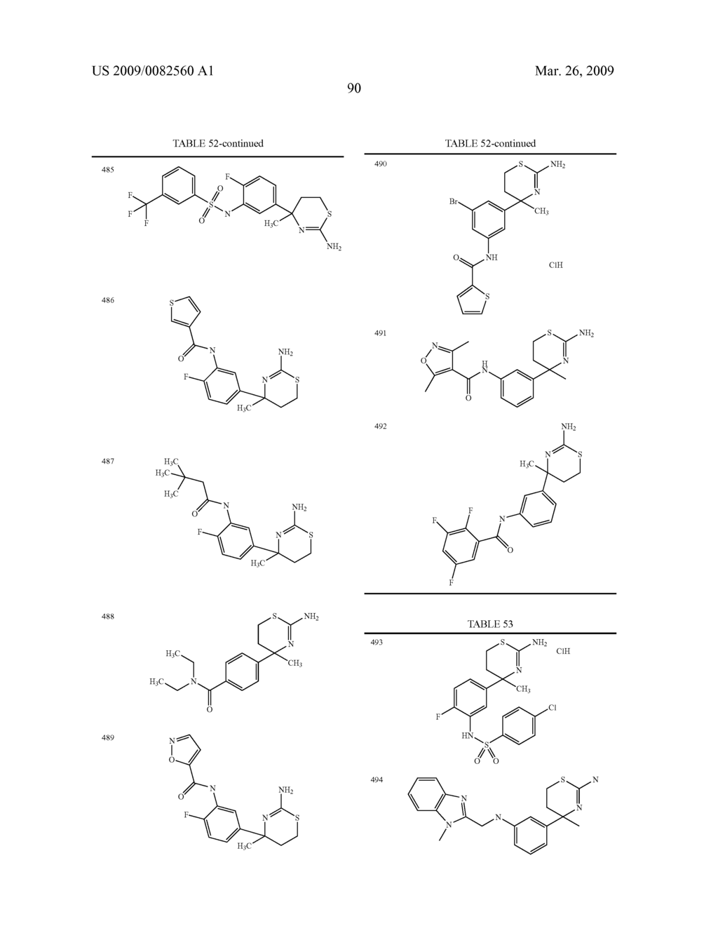 AMINODIHYDROTHIAZINE DERIVATIVES - diagram, schematic, and image 91