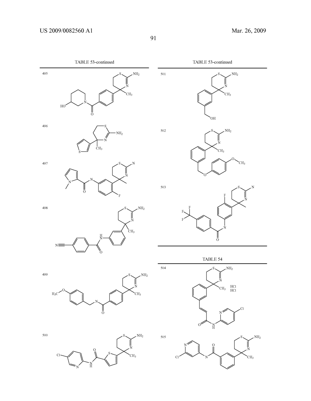 AMINODIHYDROTHIAZINE DERIVATIVES - diagram, schematic, and image 92