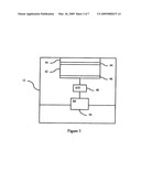 Semiconductor matching layer in a layered ultrasound transducer array diagram and image