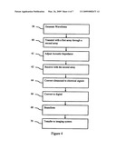 Semiconductor matching layer in a layered ultrasound transducer array diagram and image