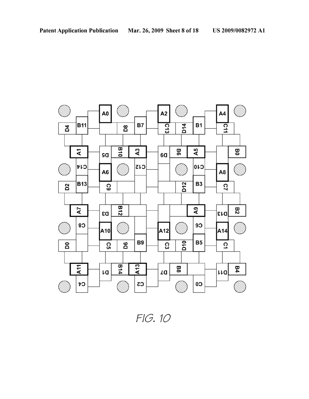 CODING PATTERN HAVING CELL TRANSLATIONS IDENTIFIABLE IN DIFFERENT ORIENTATIONS - diagram, schematic, and image 09