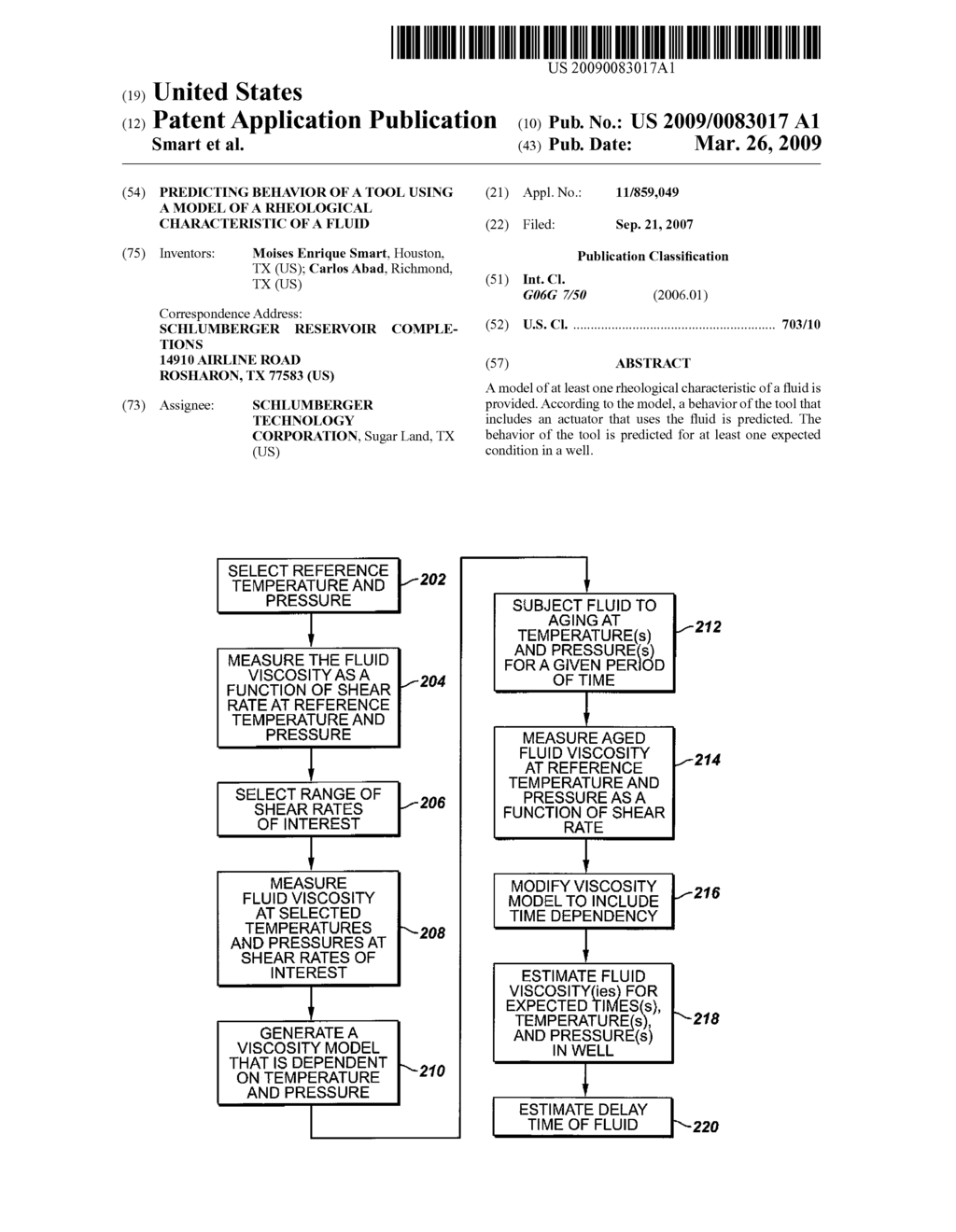 PREDICTING BEHAVIOR OF A TOOL USING A MODEL OF A RHEOLOGICAL CHARACTERISTIC OF A FLUID - diagram, schematic, and image 01