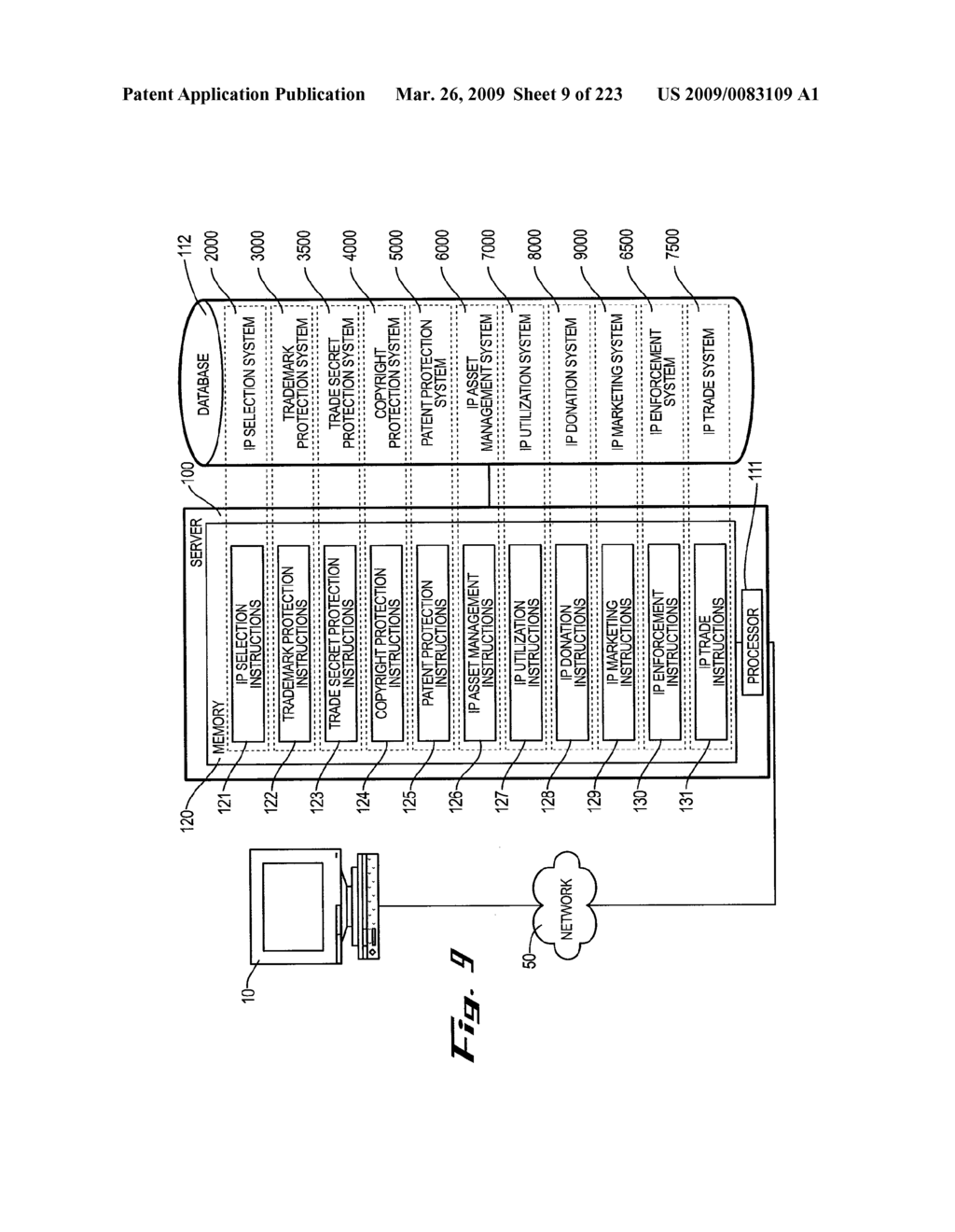 SYSTEM AND METHOD FOR SELECTING AND PROTECTING INTELLECTUAL PROPERTY ASSETS - diagram, schematic, and image 10