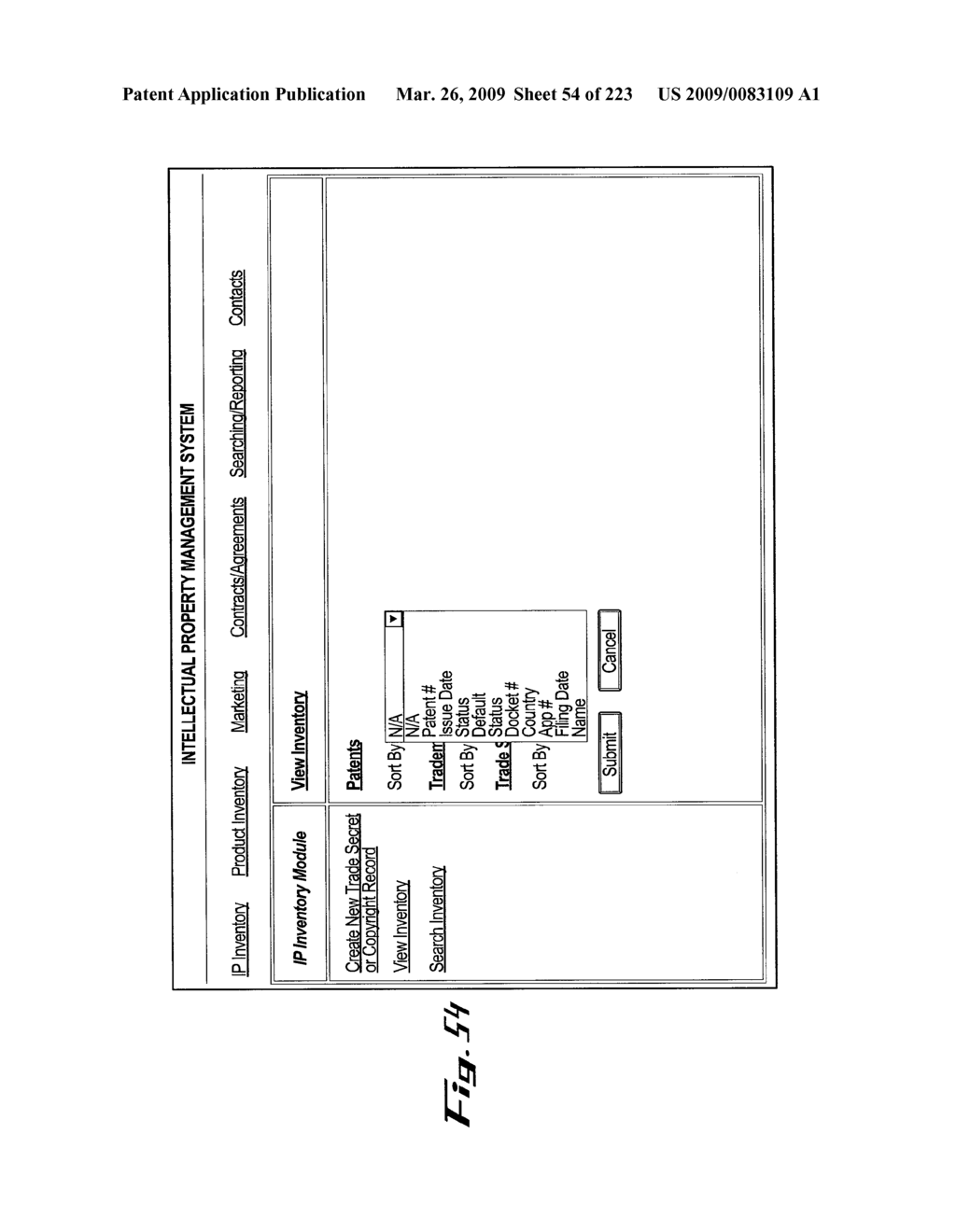 SYSTEM AND METHOD FOR SELECTING AND PROTECTING INTELLECTUAL PROPERTY ASSETS - diagram, schematic, and image 55