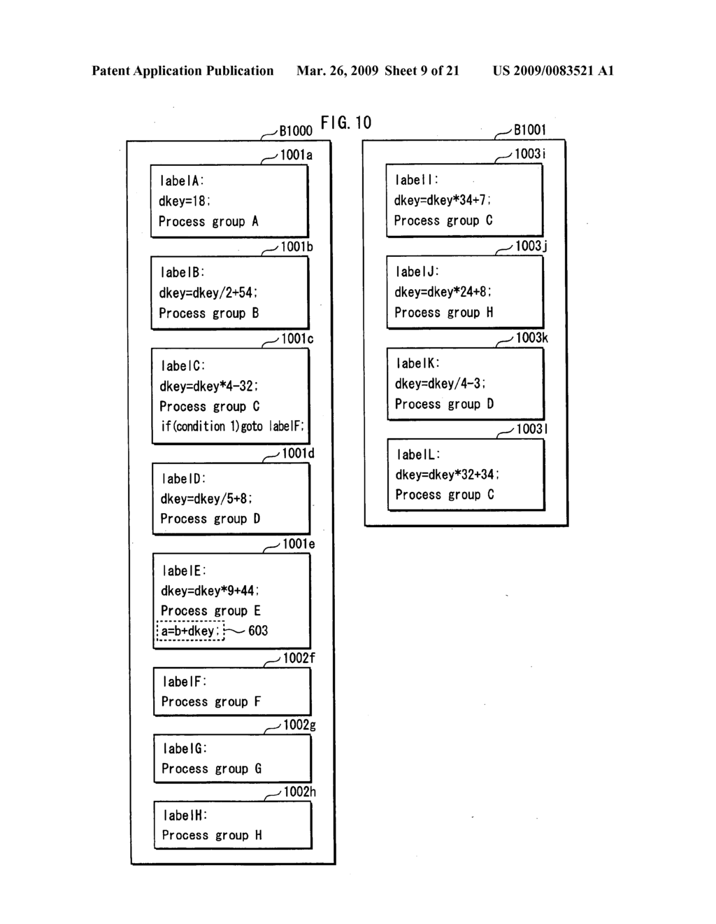 Program illegiblizing device and method - diagram, schematic, and image 10
