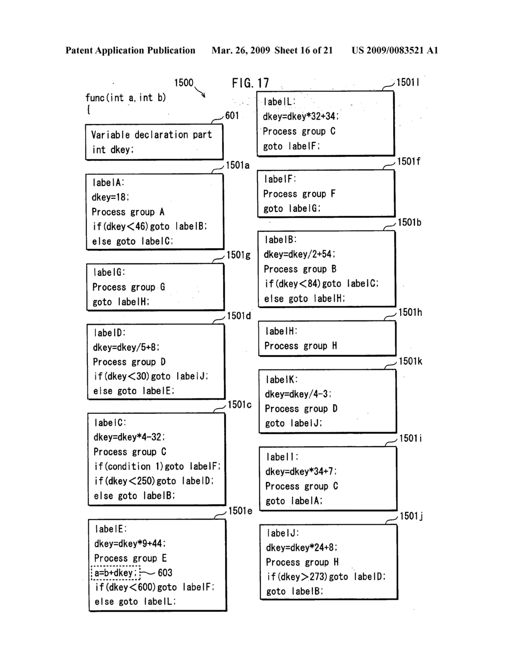 Program illegiblizing device and method - diagram, schematic, and image 17