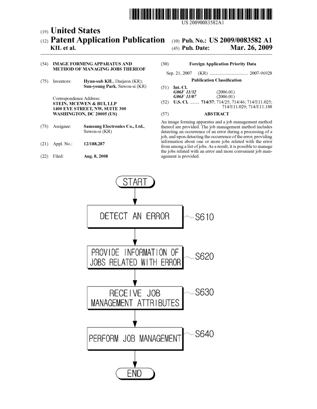 IMAGE FORMING APPARATUS AND METHOD OF MANAGING JOBS THEREOF - diagram, schematic, and image 01