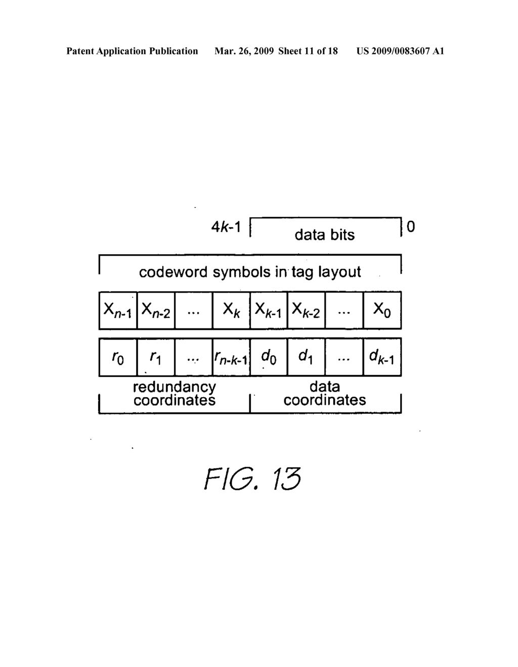 CODING PATTERN COMPRISING REED-SOLOMON CODEWORDS ENCODED BY MIXED MULTI-PULSE POSITION MODULATION - diagram, schematic, and image 12