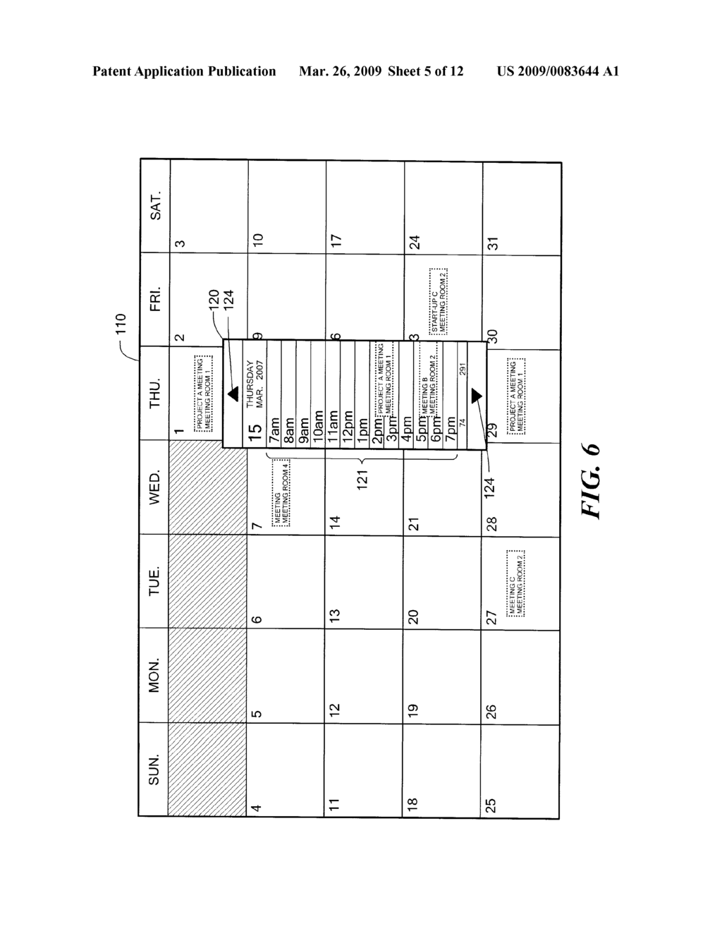 APPARATUS, METHOD, AND PROGRAM PRODUCT FOR MANAGING AND DISPLAYING SCHEDULE - diagram, schematic, and image 06