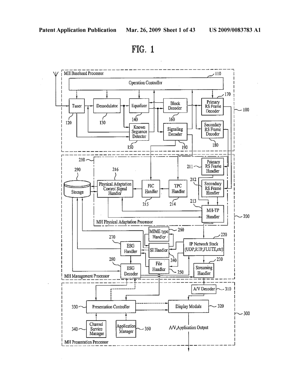 DIGITAL BROADCASTING RECEIVER AND METHOD FOR CONTROLLING THE SAME - diagram, schematic, and image 02