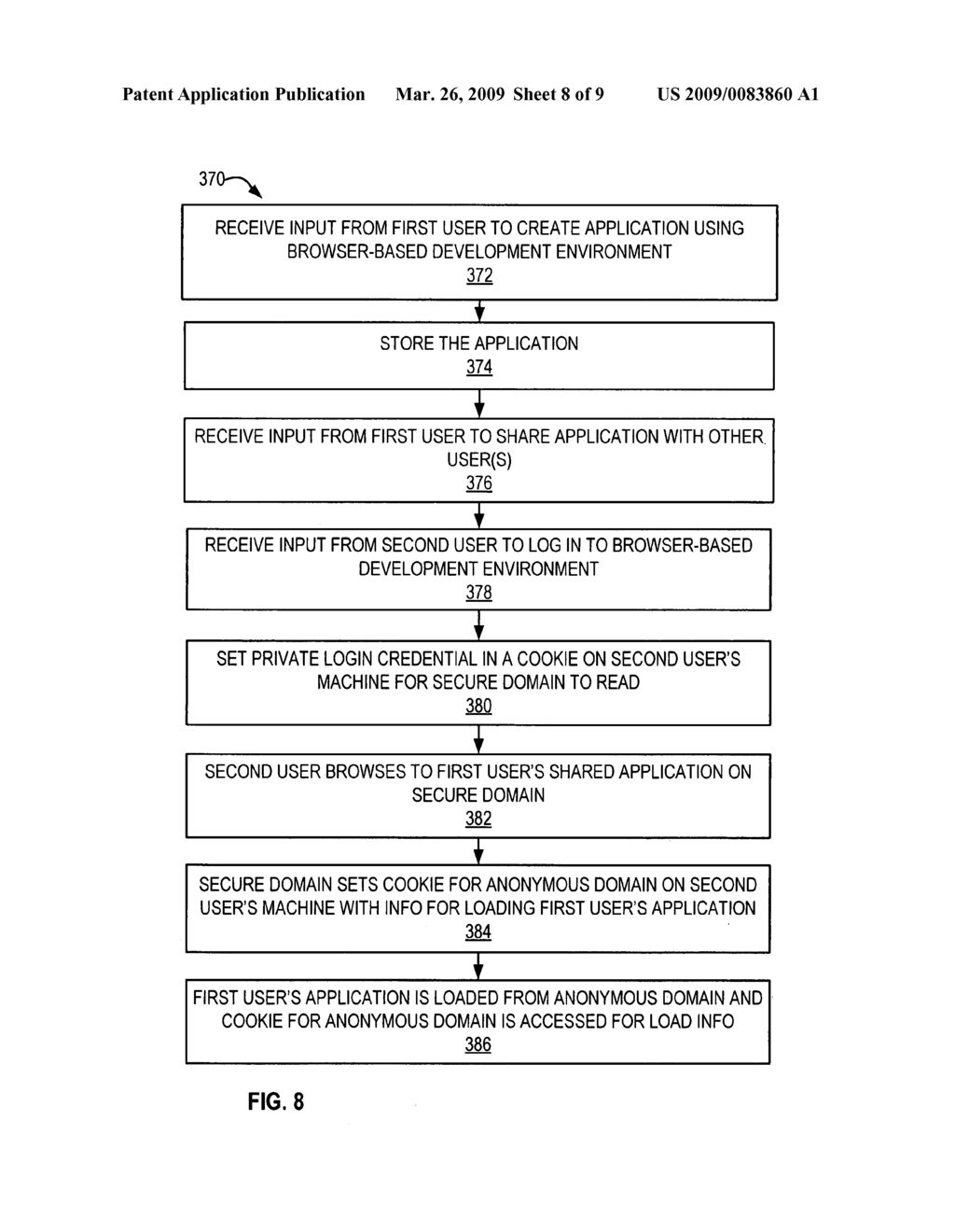 Security system for a browser-based environment - diagram, schematic, and image 09