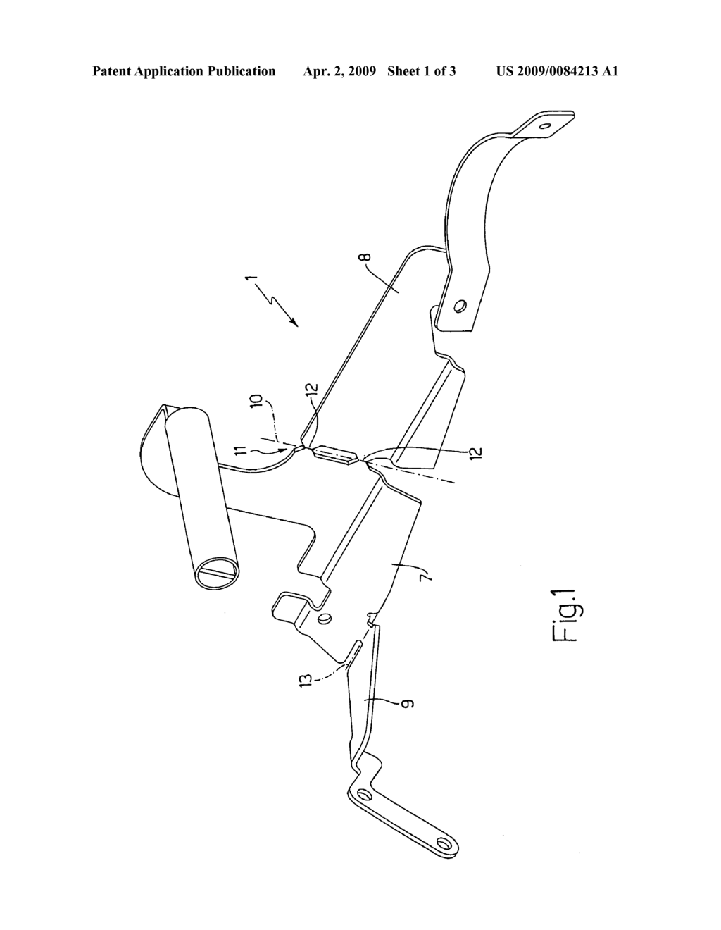 Bracket for transporting and assembling an actuation system of a mechanical servo-assisted gearbox - diagram, schematic, and image 02