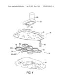 Electronic bypass system for a fluid treatment system diagram and image