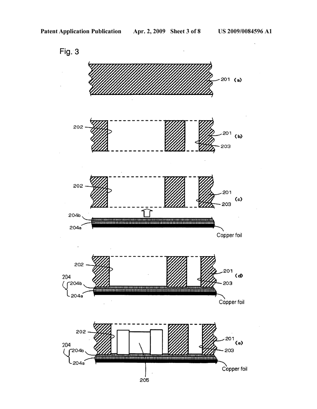 MULTI-LAYER BOARD INCORPORATING ELECTRONIC COMPONENT AND METHOD FOR PRODUCING THE SAME - diagram, schematic, and image 04