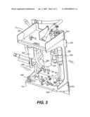 Rack-mounted service center having separately removable housing diagram and image